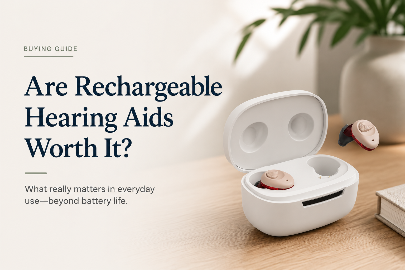 Are Rechargeable Hearing Aids Worth It? What Really Matters