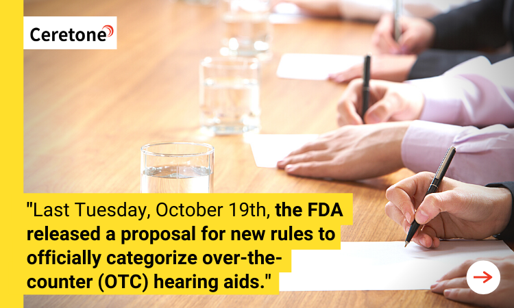 New FDA Proposal to Categorize OTC Hearing Aids and Improve Accessibility
