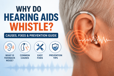 Why Do Hearing Aids Whistle (Feedback Noise)? Causes, Fixes, and Prevention Guide