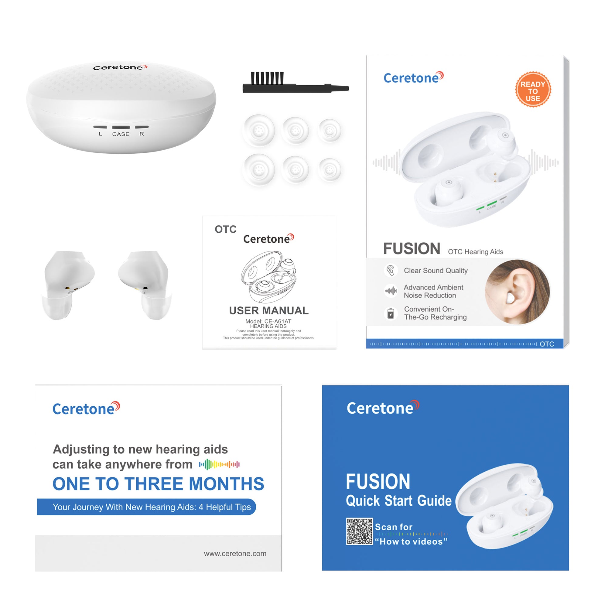 Fusion ITE Hearing Aids | Advanced OTC Hearing Solution by Ceretone