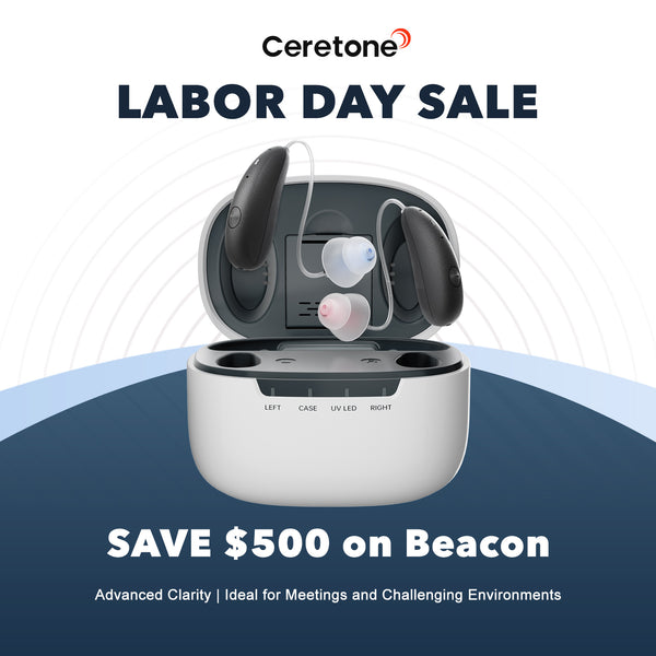 Ceretone Beacon aparelho auditivo behind the ear