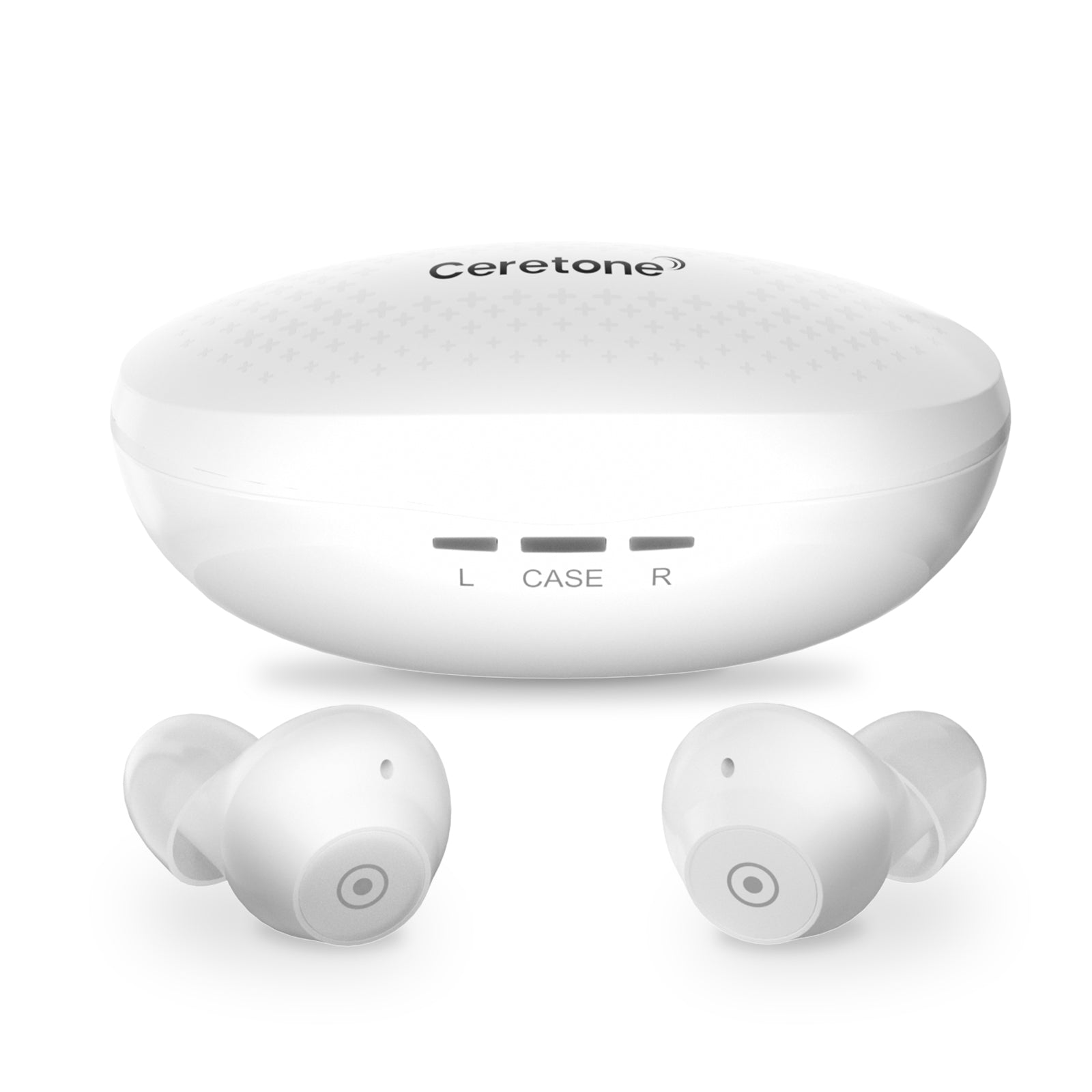 Ceretone Fusion Hearing Aid with Charging Case