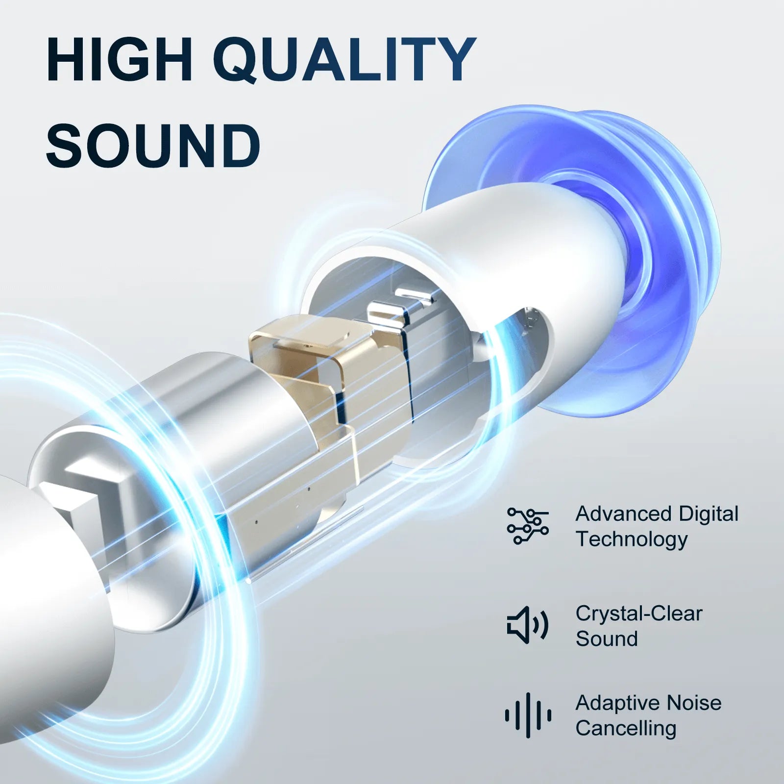 premium sound with noise cancellation hearing aids
