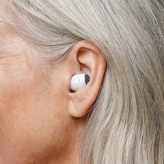 Ceretone Style in the ear over the counter hearing aid on the ear look. 